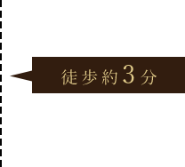 徒歩約3分
